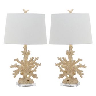 Safavieh Coral Branch Table Lamp 2 pc Set
