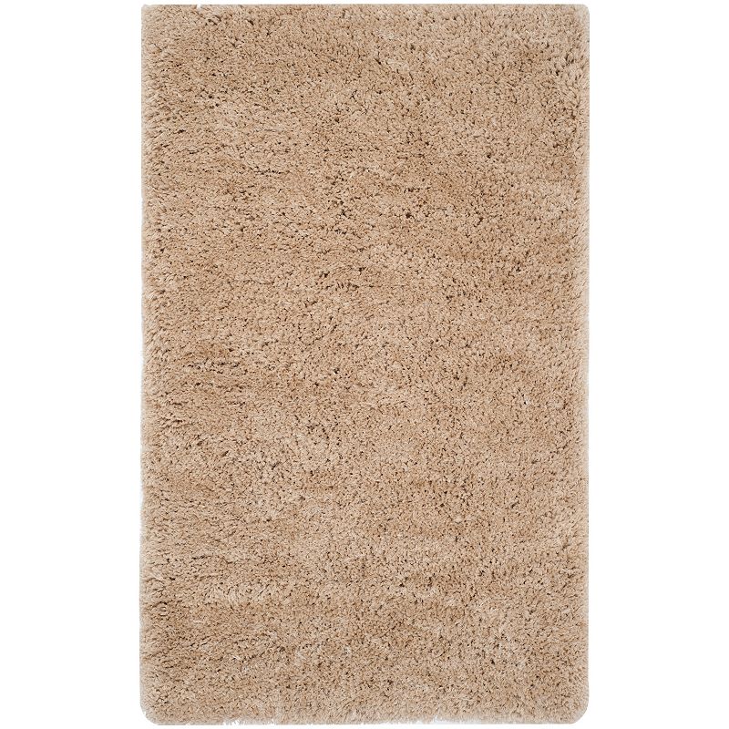 Safavieh Supreme Solid Shag Rug, Brown, 4X6 Ft
