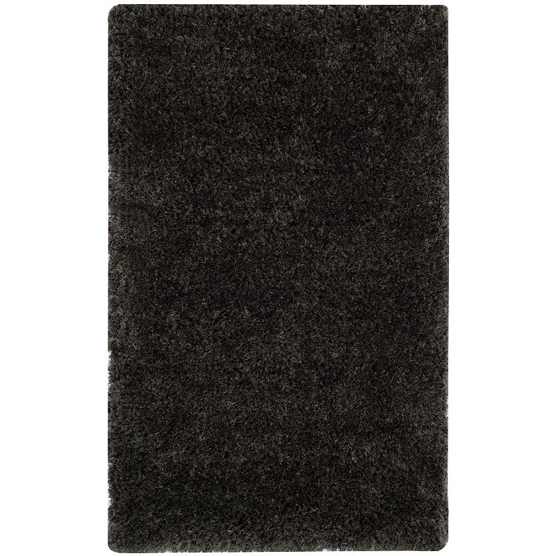 Safavieh Supreme Solid Shag Rug, Grey, 4X6 Ft