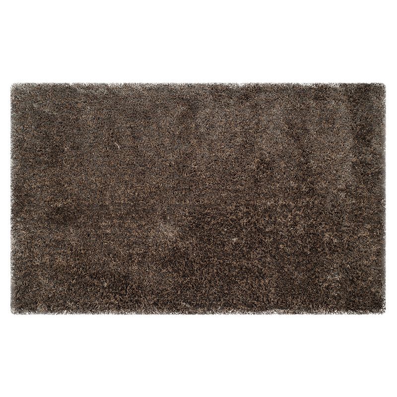 Safavieh Toronto Solid Shag Rug, Brown, 4X6 Ft