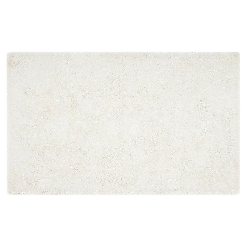 Safavieh Toronto Solid Shag Rug, White, 8X10 Ft