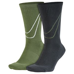 Men's Nike 2-pack Swoosh HBR Crew Socks