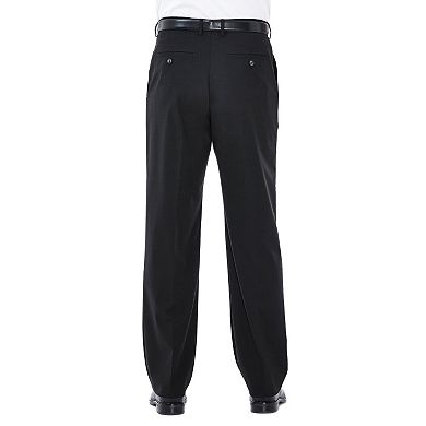 Big & Tall Haggar Premium Stretch Classic-Fit Plain-Front Dress Pants