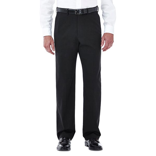 Big & Tall Haggar® Premium Stretch Classic-Fit Plain-Front Dress Pants
