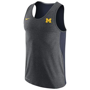 Men's Nike Michigan Wolverines Dri-FIT Touch Tank Top