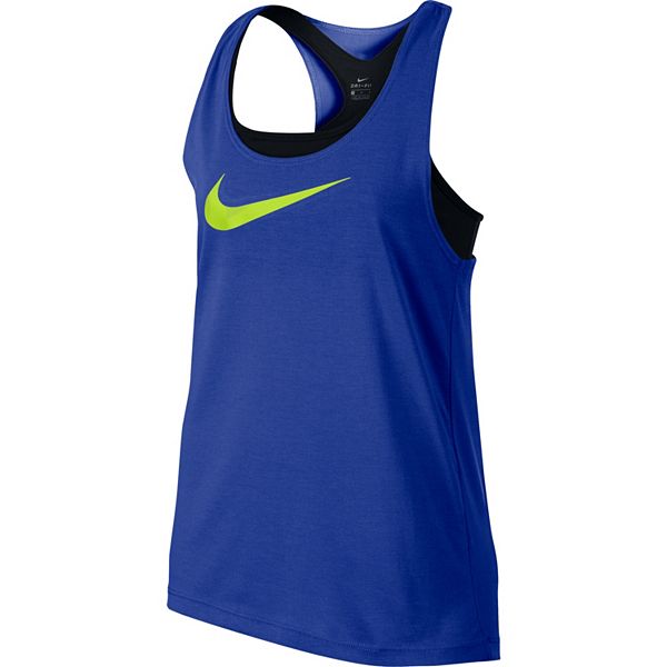 Nike top with built in outlet bra