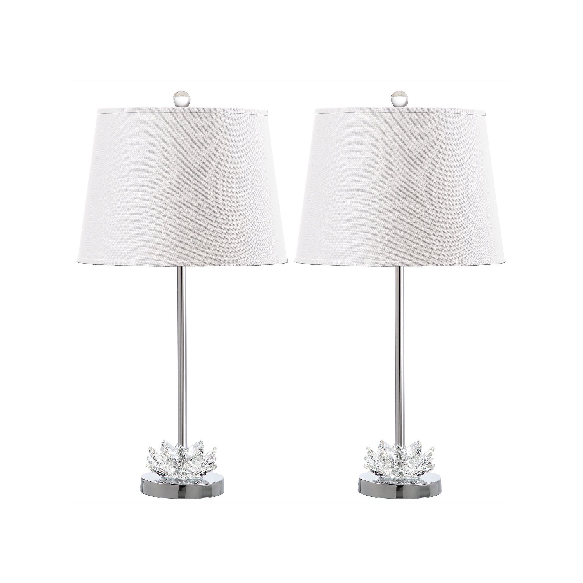 Safavieh Beverly Table Lamp 2-piece Set, Clear