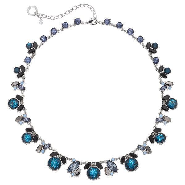 Simply Vera Vera Wang Blue Cluster Necklace