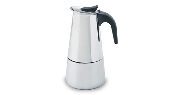 Food Network Stainless Steel 6-Cup Stovetop Coffee Maker