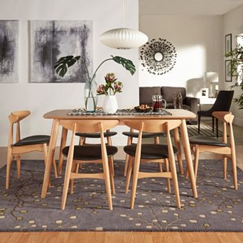 HomeVance Andersen Dining Table & Chair 7 pc Set