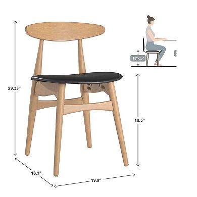 HomeVance Andersen Dining Chair 2-piece Set