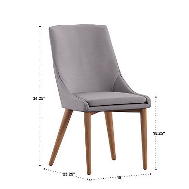 Leick Furniture Allegra Midcentury Dining Chair 2-piece Set