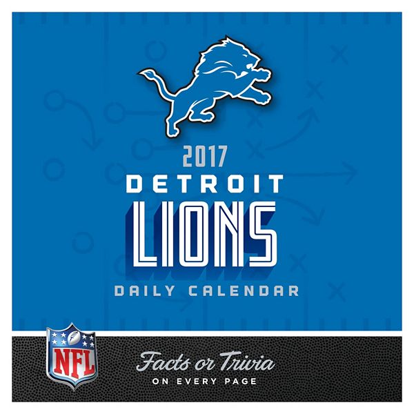 Detroit Lions 2017 Daily Boxed Calendar
