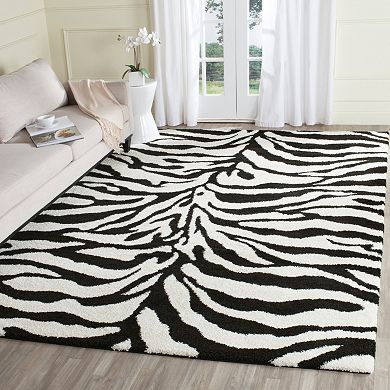 Safavieh Zebra Shag Rug