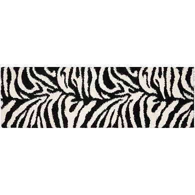 Safavieh Zebra Shag Rug