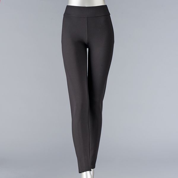 Women's Simply Vera Vera Wang High-Waisted Shaping Leggings