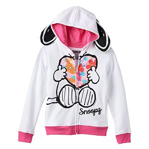 Girls 4-6x Peanuts Snoopy Hoodie