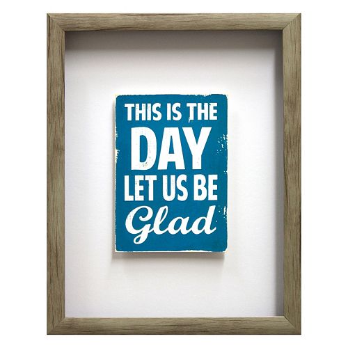 Let Us Be Glad Framed Wall Art