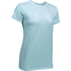 Women's Under Armour Stripe Big Logo Graphic Tee