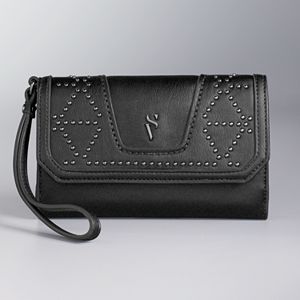 Simply Vera Vera Wang Midnight Studded Wristlet