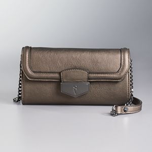 Simply Vera Vera Wang Signature Fold Over Crossbody Bag
