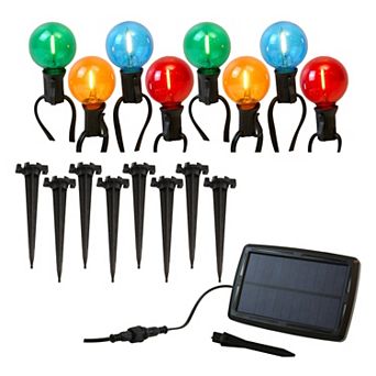 LumaBase Color-Changing Solar Lights 8 pc Set