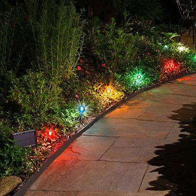 LumaBase Color-Changing Solar Lights 8-piece Set
