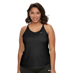Plus Size Nike Miler Dri-FIT Racerback Spaghetti Strap Tank