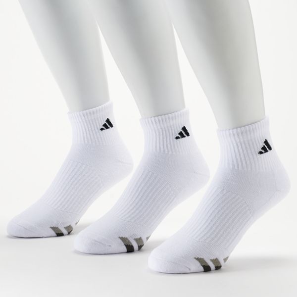 Men's adidas 3Pack Climalite Performance Quarter Socks