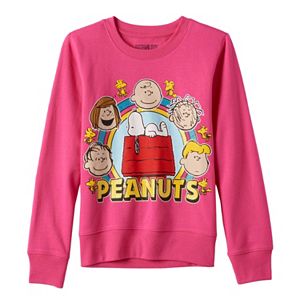 Girls 7-16 Peanuts Snoopy & Friends Long Sleeve Tee