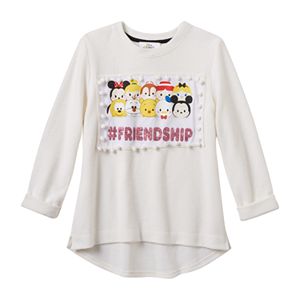 Disney D-Signed Girls 7-16 Tsum Tsum Hashtag Friendship Graphic Top