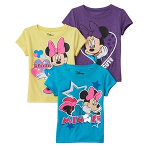 Disney's Minnie Mouse Girls 4-6x 3-pk. Tees