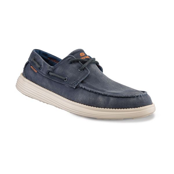 Si Perjudicial dividir Skechers Relaxed Fit Status Melec Men's Boat Shoes