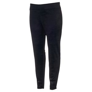 Juniors' Plus Size HeartSoul Velvet Leggings