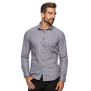 Men's Marc Anthony Slim-Fit Plaid Soft-Touch Flannel Button-Down Shirt