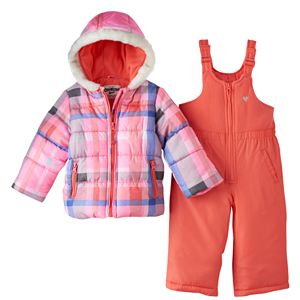 Baby Girl OshKosh B'gosh® Print Puffer Jacket & Snow Pants Set