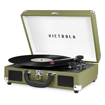 Victrola Journey Bluetooth Suitcase Record Player with 3-speed Turntable