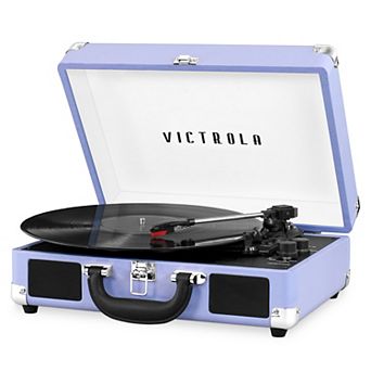Victrola Journey Bluetooth Suitcase Record Player with 3-speed Turntable