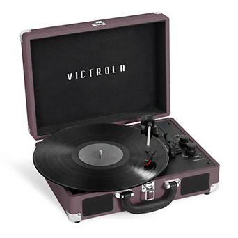 Victrola Journey Bluetooth Suitcase Record Player with 3-speed Turntable