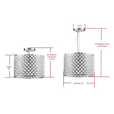 Safavieh Silva Geometric Pendant Light