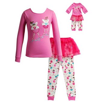 Girls 4-14 Dollie & Me Ballerina Tutu Pajama Set