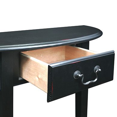 Leick Furniture Demilune Console Table