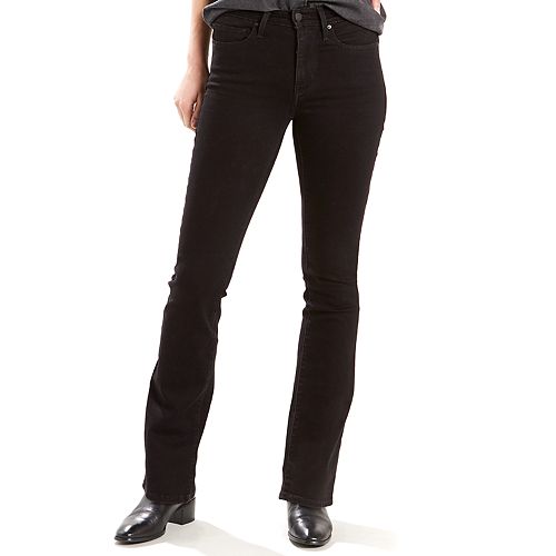 womens black levi bootcut jeans