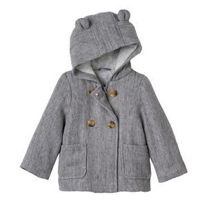 Baby Girl Carter's Double-Breasted Lurex Wool Jacket