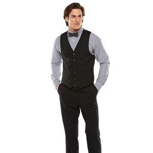 Men's Chaps Performance Classic-Fit Wool-Blend Comfort Stretch Suit Vest