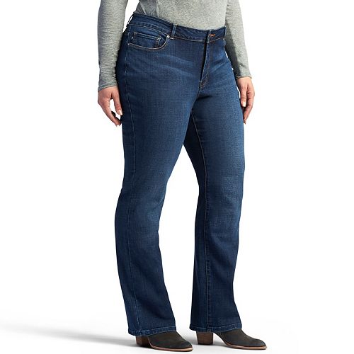 lee classic fit straight leg at the waist jeans size