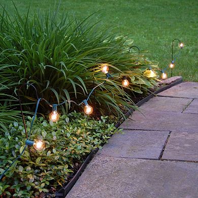 LumaBase Metal 18" Shepherd's Hook Garden Stake 4-piece Set