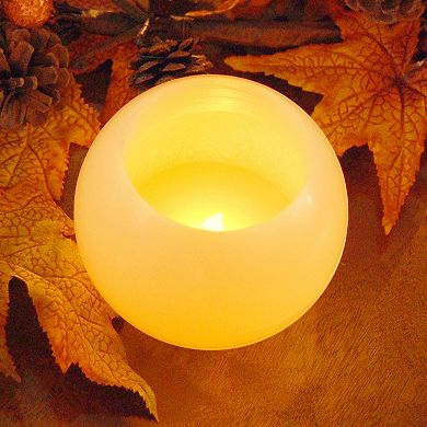 LumaBase 4" Ball LED Candle 2-piece Set
