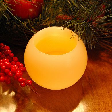 LumaBase 4" Ball LED Candle 2-piece Set