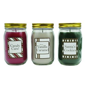 LumaBase 18-oz. Holiday Candle 3 pc Set